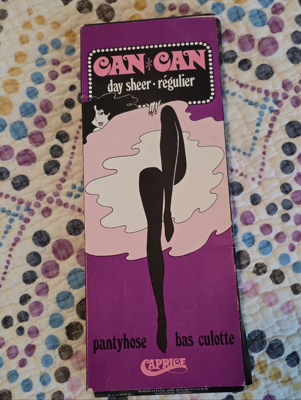 Can Can Day Sheer Regular Pantyhose by - Black